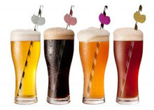 Load image into Gallery viewer, Glitterati Boobie Tall Party Straws