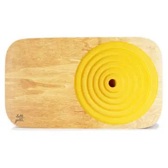 Bitti Gitti Wooden Sound Speaker for mobile phones- Yellow