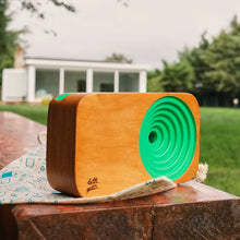 Load image into Gallery viewer, Bitti Gitti Mint Green Wooden Sound System
