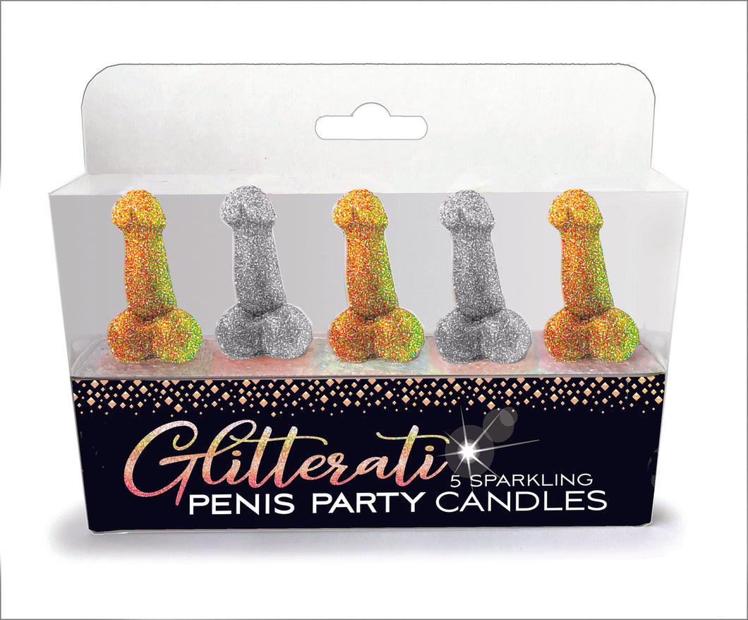 Glitterati Glitter Penis Party Candles