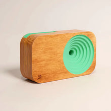 Load image into Gallery viewer, Bitti Gitti Mint Green Wooden Sound System
