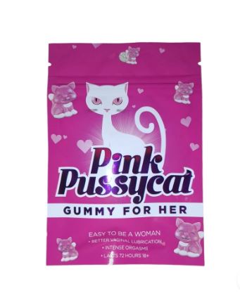 Pink Pussycat Gummy 2 pack (single)